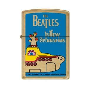  Zippo Beatles Yellow Submarine Brushed Brass Lighter 