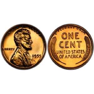  1955 Proof Penny (1 Cent) 