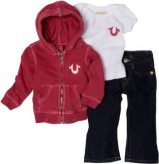  True Religion Baby 3 Piece Gift Box Set: Clothing