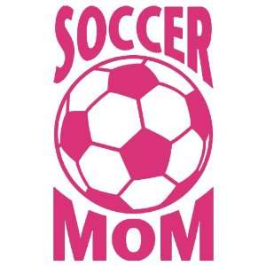  Soccer Mom PINK Vinyl window decal sticker Office 