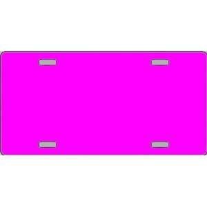  America sports Hot Pink Solid FLAT License Plates Blanks 