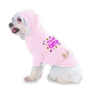 Its All About Caitlin Hooded (Hoody) T Shirt with pocket for your Dog 