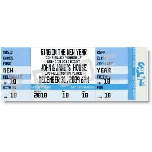  Ring In New Years Ticket Invitations Health & Personal 