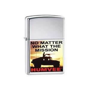  Humvee Zippo Lighter   No Matter What the Mission 