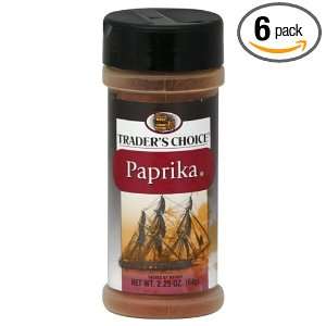 Traders Choice Paprika, 16 Ounce Plastic Containers (Pack of 6 