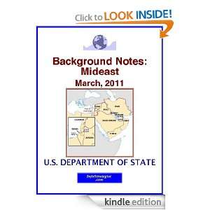 Background Notes Mideast, March, 2011 U.S. Department of State 