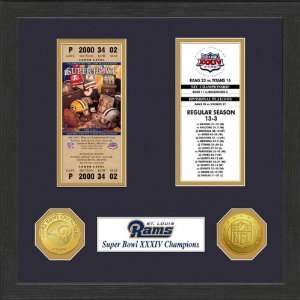  St.Louis Rams SB Championship Ticket Collection Sports 