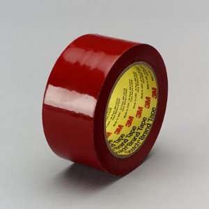 3M 483 Polyethylene Tape, 1 Width, 36 yd Length, Red (Pack of 1 