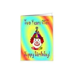  Birthday Two Year Old   Clown Card Toys & Games