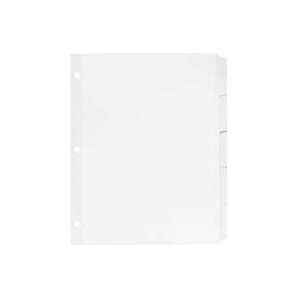  Sparco Products : Erasable Tab Indexes, 5 Tabs, 11x8 1/2 