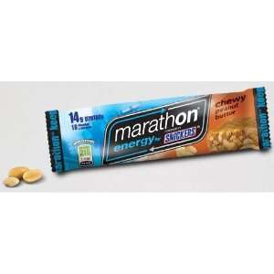 Snickers Marathon Energy Bar Chewy Peanut Butter 12 Bars  