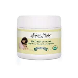  Natures Baby Organics Ah Choo Chest Rub Health 