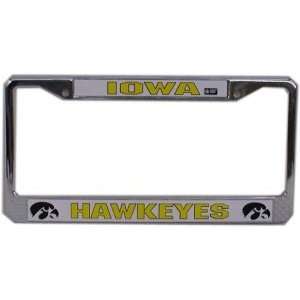  Iowa Hawkeyes Chrome Auto Frame *SALE*