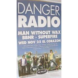  Danger Radio Poster   2010 Concert Flyer: Home & Kitchen