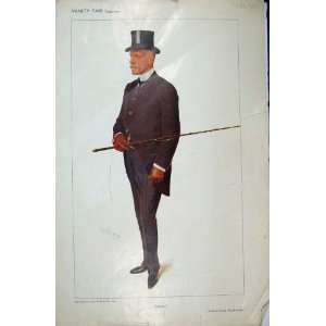  1909 Vanity Fair Cartoon Colonel Shuttleworth Spy: Home 