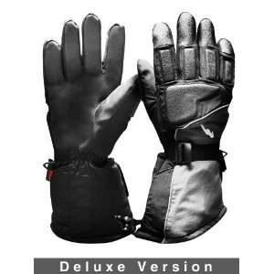 Deluxe Type  Warmthru G4 Rechargeable Fingerheater Heated Gloves with 