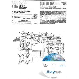  NEW Patent CD for MULTIPOINT CONTROL SYSTEM Everything 