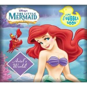    Disney the Little Mermaid Bath Time Bubble Book Toys & Games