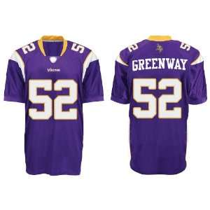  NFL Jerseys Minnesota Vikings 52# Greenway Purple 