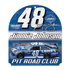  Jimmie Johnson Wood Club Sign 10x11: Everything Else