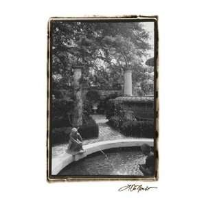    Garden Fountain I   Poster by Laura Denardo (10x15)