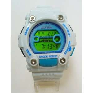 Shock G7900 LOOK White Digital Watch Solar Power lOOK Sport Protection