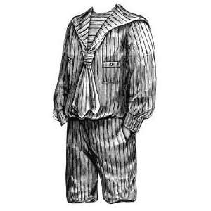  1891 Sailor Suit for Boy 8 10 Yrs. 27 Chest   25 Waist 