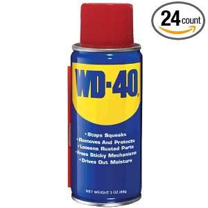 WD 40 11010 Spray Lubricant Handy Can   3 oz Aerosol (Pack of 24 