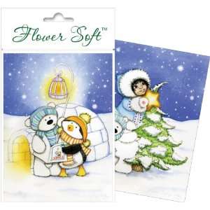  Flower Soft Card Toppers   Christmas Polar Friends   The 
