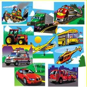  Puzzle Set Favorite Vehicles