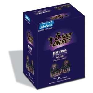  5 Hour Energy Extra Strength (24 Bottles Grape) Health 