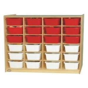  Childs Play R0016AMT 24 Cube Storage Unit with Trays: Home 