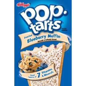 Kelloggs Pop Tarts Frosted Blueberry 12C 12 Pack:  Grocery 