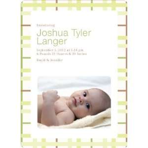  Baby Quilt Photo Birth Announcements Baby