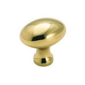  Amerock 1442 3 Polished Brass Oval Knobs: Home Improvement