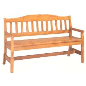  AC Furniture 1465 Bench with Wood Slat Seat: Health 