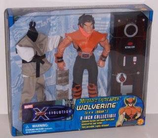  X Men Evolution Mutant Outcasts Wolverine A.K.A. Logan 8in 