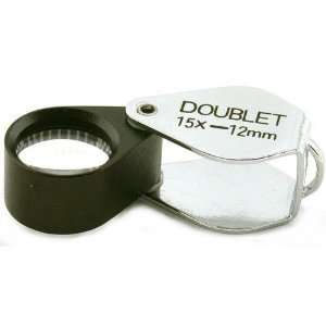  15X Eye Doublet Loupe Jewelers Magnifier Opti Tool: Arts 