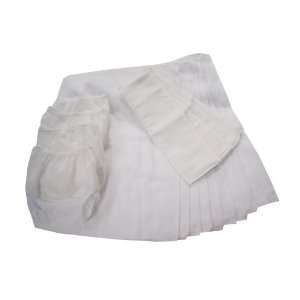  Dappi Prefold Cloth Diaper Bundle, White, Medium: Baby