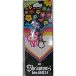  Skelanimals Kit the Cat (Pink 3d, Glow in the Dark 