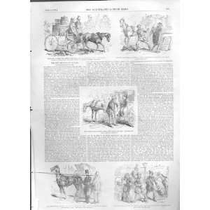    Revolution In Cabs London 1853 Antique Print: Home & Kitchen