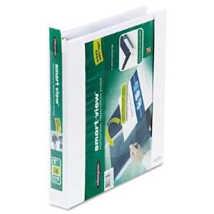   Smart View Vinyl Round Ring View Binder 1in Case Pack 3: Electronics