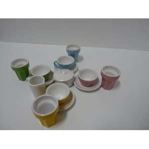   : Duktig Teacup Set (Pink, Blue, Green, and Yellow): Everything Else