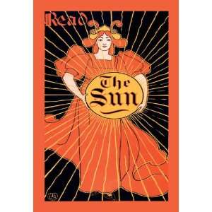  Read the Sun 12x18 Giclee on canvas