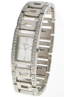  GUESS U11545L1 Swarovski Crystal Silver Bracelet Womens 