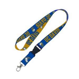 NCAA University of California   Davis Lanyard with detachable buckle