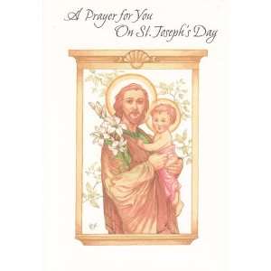  St. Joseph Day Card A Prayer for You on St. Joesph Day 