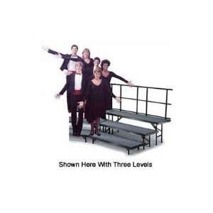 Midwest Folding TRP4H Four Level Standing Choral Riser with Hardboard 