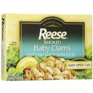 Reese Smoked Baby Clams  3.66 oz, 10 ct (Quantity of 2 