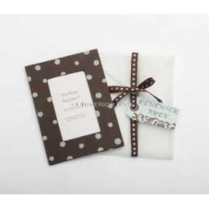   Chocolate Aqua Dots Frame BR80 PP4 by Picture Perfect 